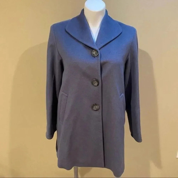 Consistent Rocca  Foldera Bemberg 100% CuproAngora &Wool coat NWOT - Picture 3 of 15